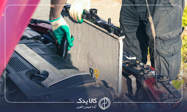خارج شدن بخار از رادیاتور